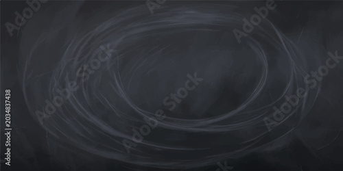 Tableau sur toile Abstract Black Liquid Wave Background with Swirling Ripple Texture Design