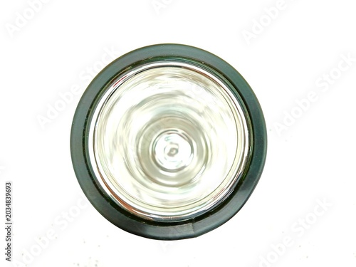 Fotografia smooth aluminum reflector with protective front lens and rubberized outer bezel