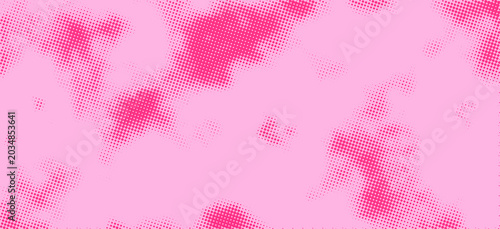 Tableau sur toile Rose raster comic background featuring pixelated halftone grain and retro pop art texture for websites, brochures, and contemporary design projects