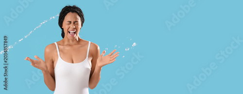 Beautiful young African-Ame...