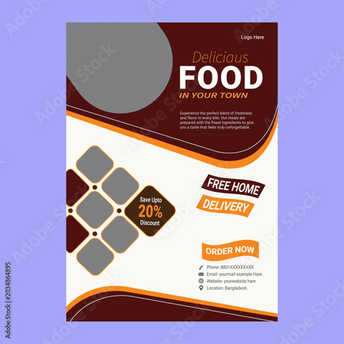 new modern flyer design