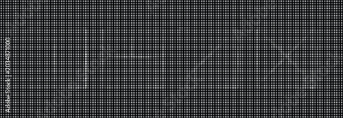 Tableau sur toile Geometric shapes etched on a dark surface with transparent background