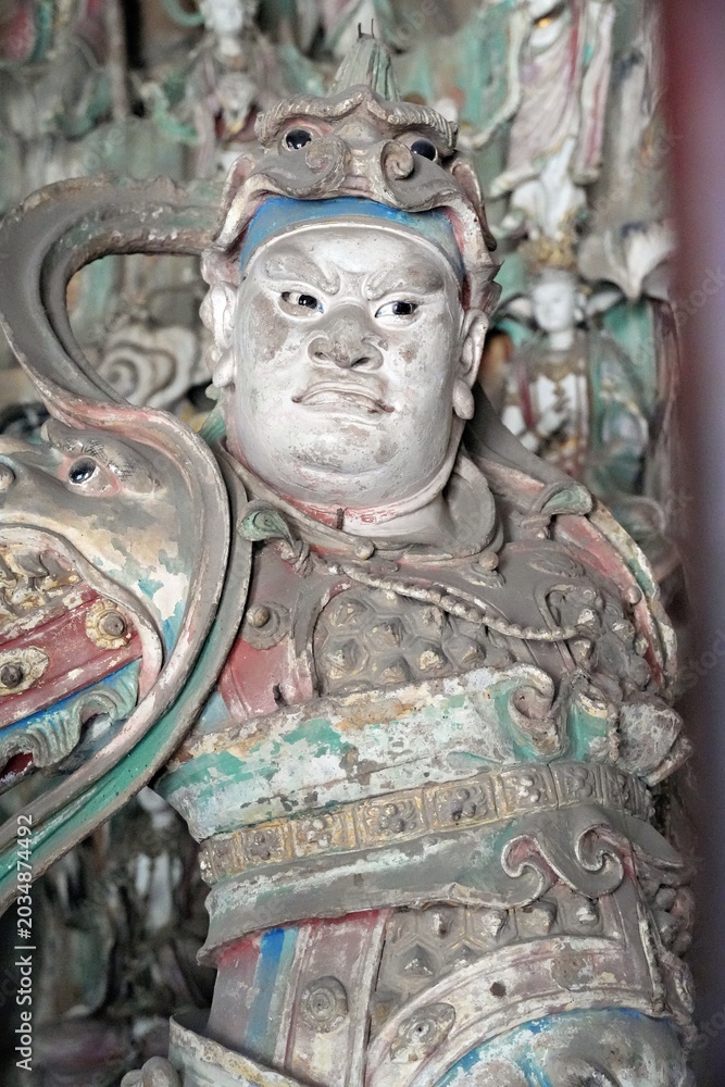 Obraz premium Shuanglin Temple, Pingyao, Jinzhong, Shanxi, China