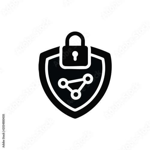 Cybersecurity Shield Vector, Technology, Defense, Safe