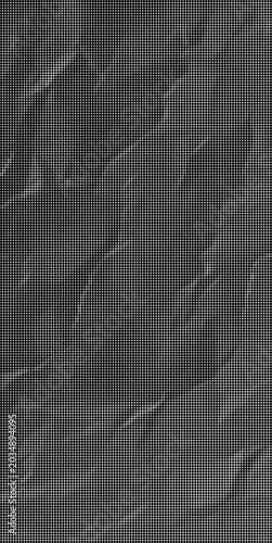 Quadro em tela A dark gray crumpled paper texture fills the frame on a transparent background