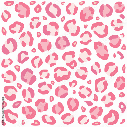 Pink Leopard Print Pattern