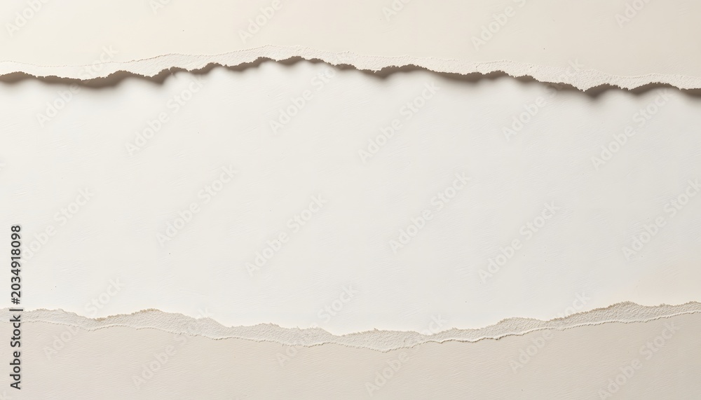 Naklejka premium Realistic torn paper edge with layered effect and shadow depth. Perfect for creative layouts, posters, and modern designs.