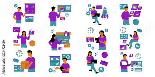 Handdrawn Business Startup Illustration