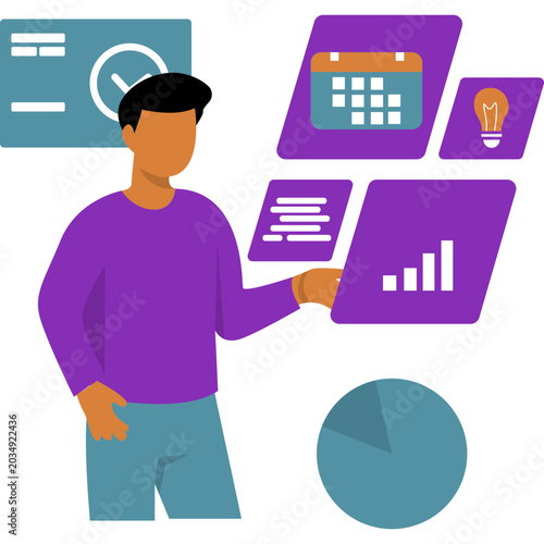 Handdrawn Business Startup Illustration