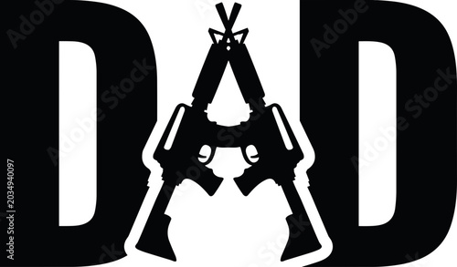 Photos Dad svg, Father's day svg, Second amendment svg, Hunting dad svg