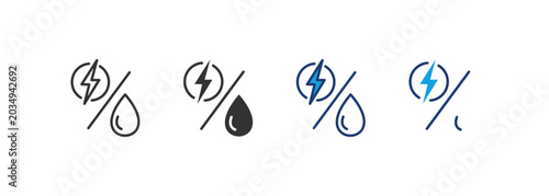 Hybrid Icon Set Multiple Style Collection