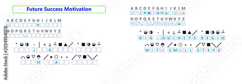 Photos Future success cryptogram puzzle with answer key