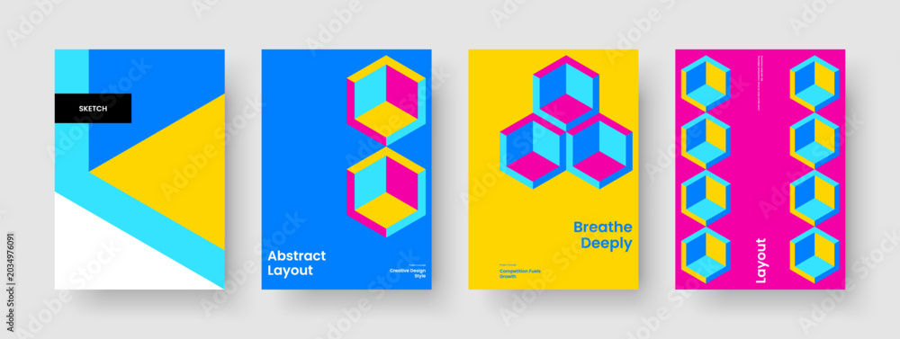 Fototapeta premium Modern Report Template. Abstract Book Cover Design. Isolated Business Presentation Layout. Flyer. Banner. Poster. Background. Brochure. Notebook. Advertising. Brand Identity. Pamphlet. Handbill