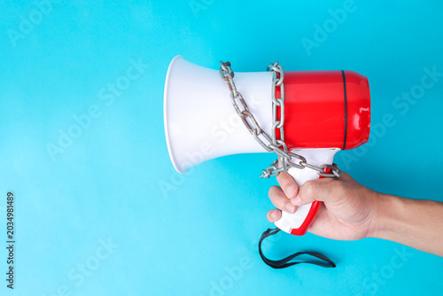 Obraz na plátně Representing The Concept Of Silenced Activism And Oppression