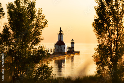 church at sunset