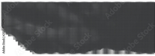 Εκτύπωση καμβά A close-up view of a dark object with a transparent background on a white surfac