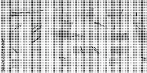 Foto A close-up view of crumpled white and grey papers with torn edges on a surface