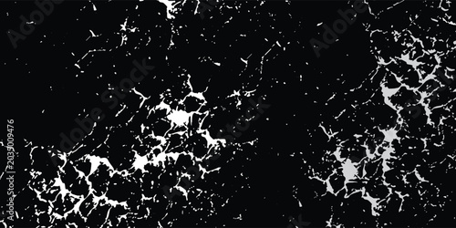 Texture of old surface on black background with white scratches