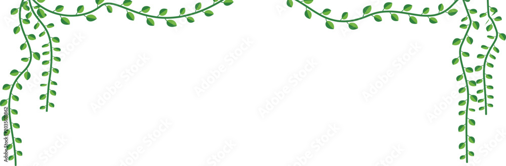 Obraz premium Hanging Jungle Leaves