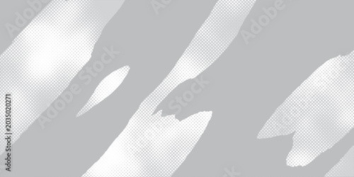 Schilderij op canvas Sophisticated ambient music vinyl sleeve artwork with abstract halftone gradient