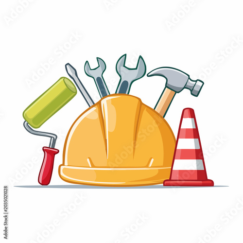 Construction Tools and Safety Gear