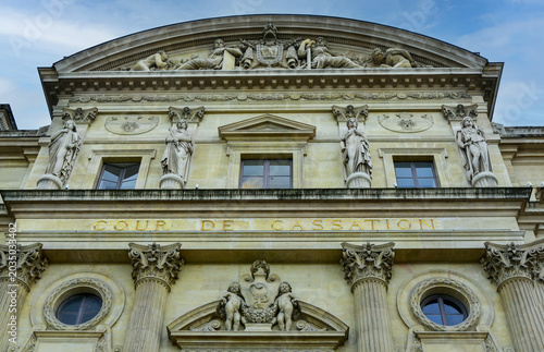 Obraz na płótnie Bâtiment de la Cour de Cassation à Paris