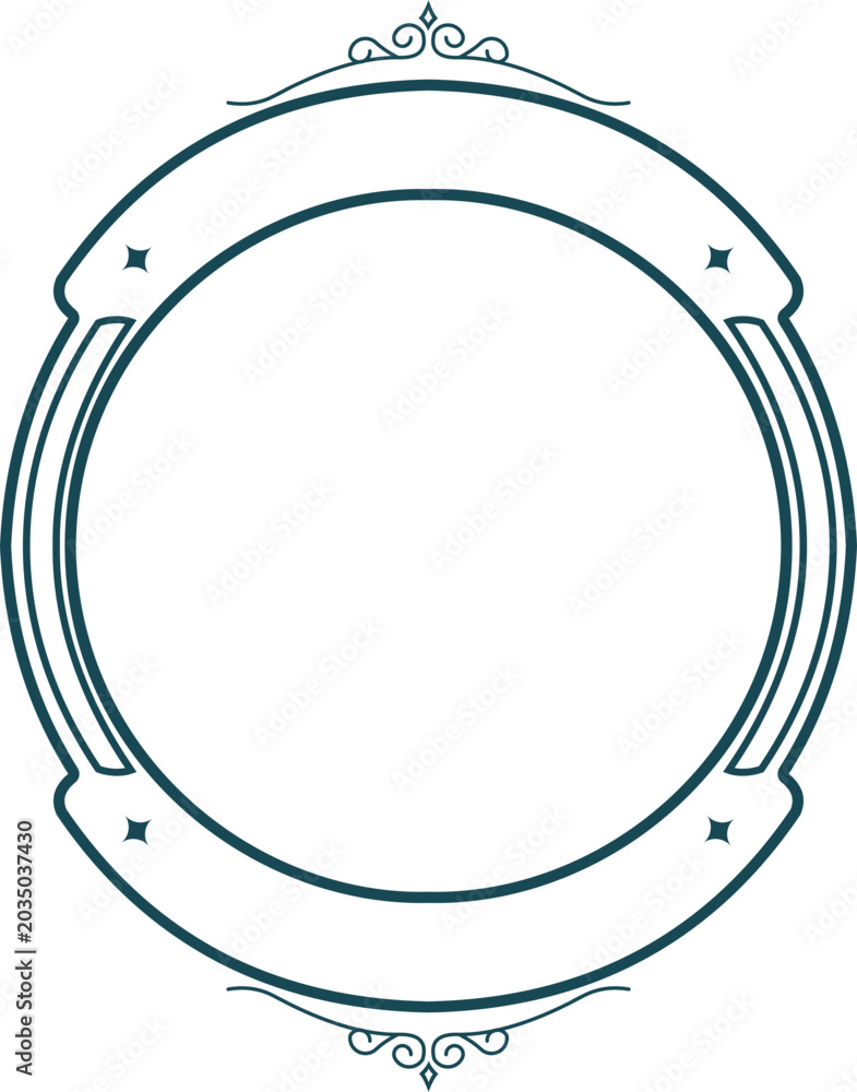 Obraz premium Vintage Frame Badge