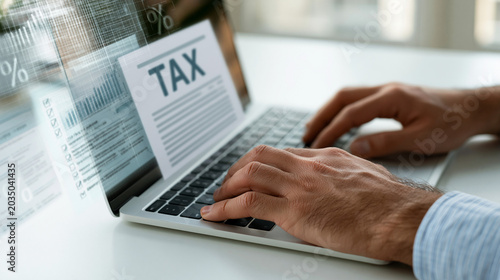 Online Tax Filing: A person...