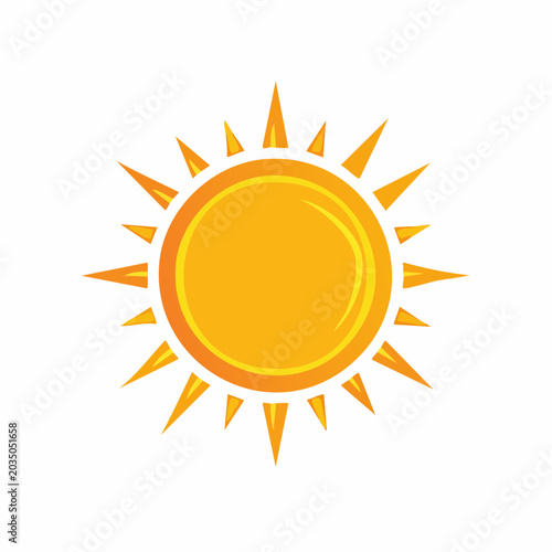 Stylized Sun Icon
