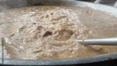 dough in a pan