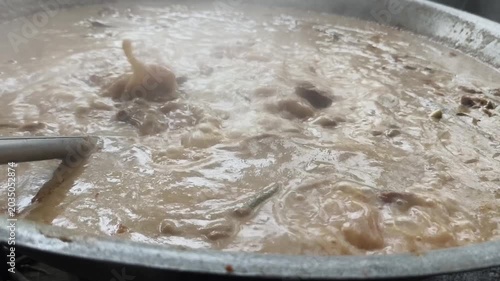 dough in a pan
