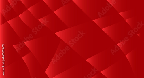 Bild auf Leinwand Red abstract background with geometric patterns and sharp angular shapes creating dynamic visuals