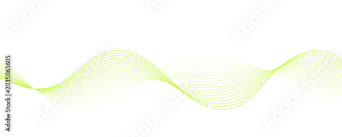 abstract green wave background