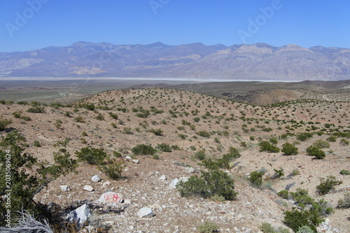 Blick auf die Geisterstadt Ballarat im Death Valley