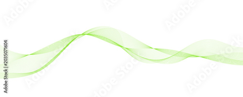 abstract green wave background