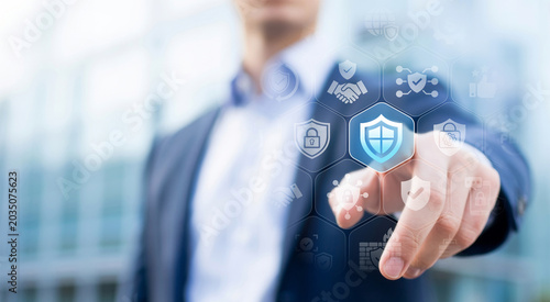 Photos Insurance Underwriter hands holding application form Insurance risk assessment policy pricing claims network connections regulatory compliance solvency reserving premium