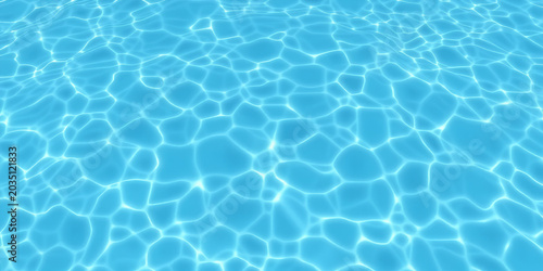  Seamless blue water ripple texture background, top view of clean crystal-clear water surface, gentle wave patterns, realistic aquatic reflections, loop-ready tiled design, refreshing natural H2O text