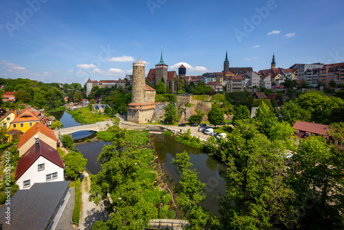 Tableau sur toile Scenic view of the historic town of Bautzen in Saxony, Germany