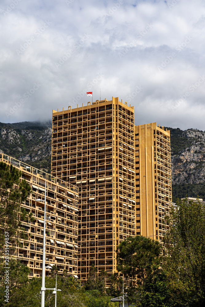 Obraz premium Monaco Monte Carlo, panoramic view of the city