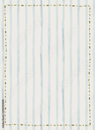 Elegant Watercolor Stripe Background Pattern