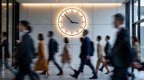Business Rush Hour: A blurr...