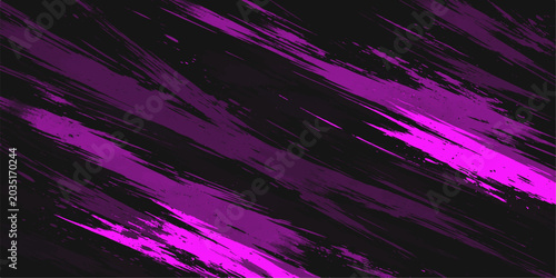 Foto An abstract purple background with wispy smoke and bright pink gradient waves cr