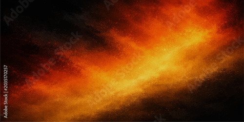 Foto An abstract burning fire background with hot orange flames and red smoke explodi
