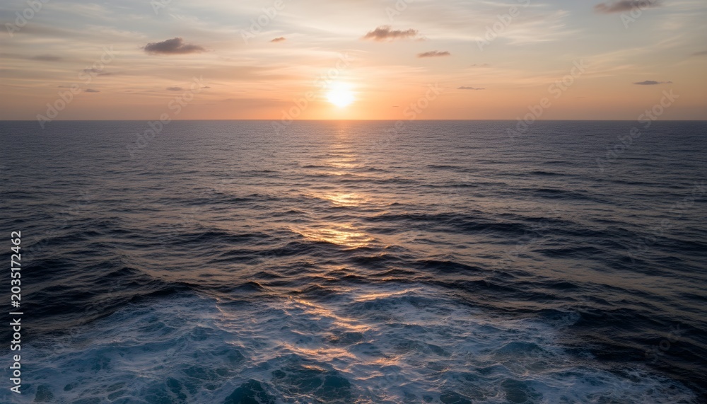 Obraz premium Endless High Seas Ocean Horizon Concept