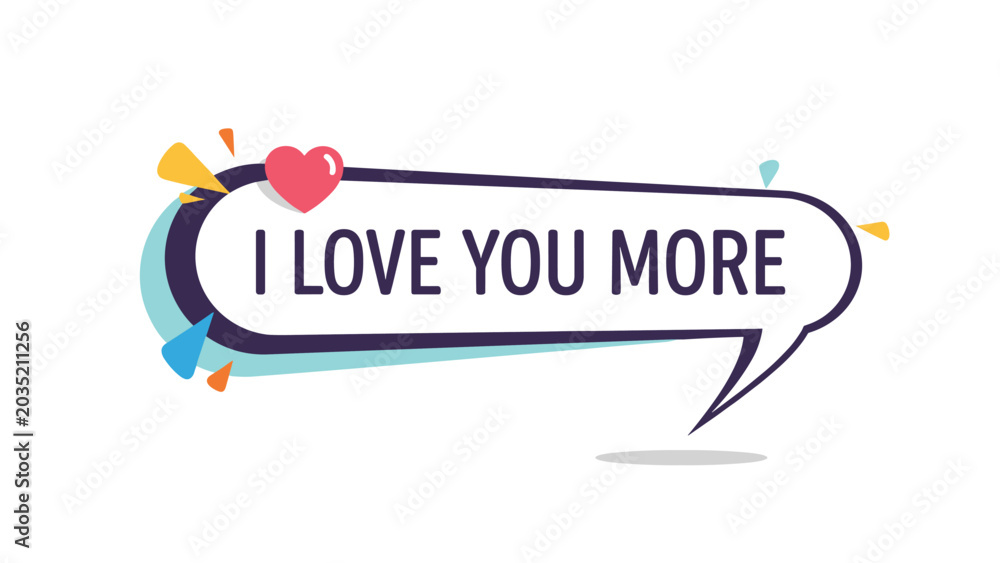 Fototapeta premium Stylish speech bubble featuring 