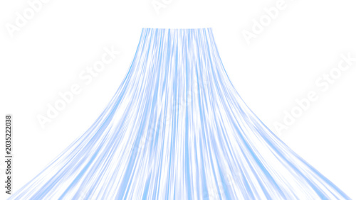 Bild auf Leinwand 風背景なしpngスピード感のある青い光のラインと風のエフェクトの抽象的なテクスチャ Abstract blue light lines with speed m