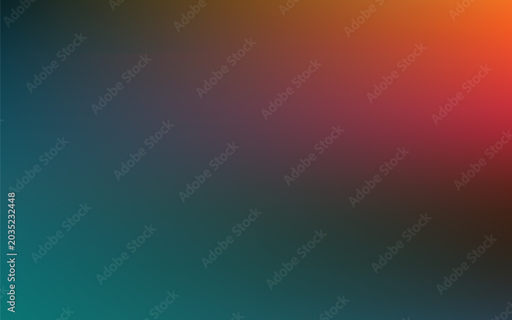 Obraz premium Teal to orange gradient background abstract blue 1