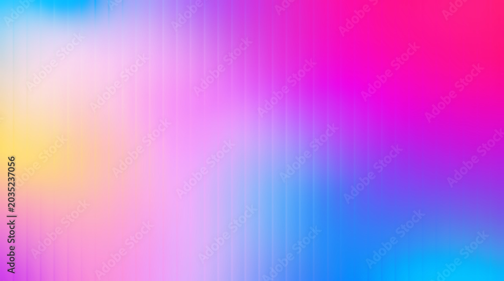 Obraz premium Abstract gradient background with colorful blur effect, vibrant pink blue and yellow hues
