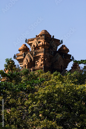 View of Po Nagar Cham Towers in Nha Trang