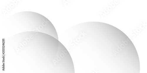 Cuadro en lienzo abstract white background with curve crease. Vector background